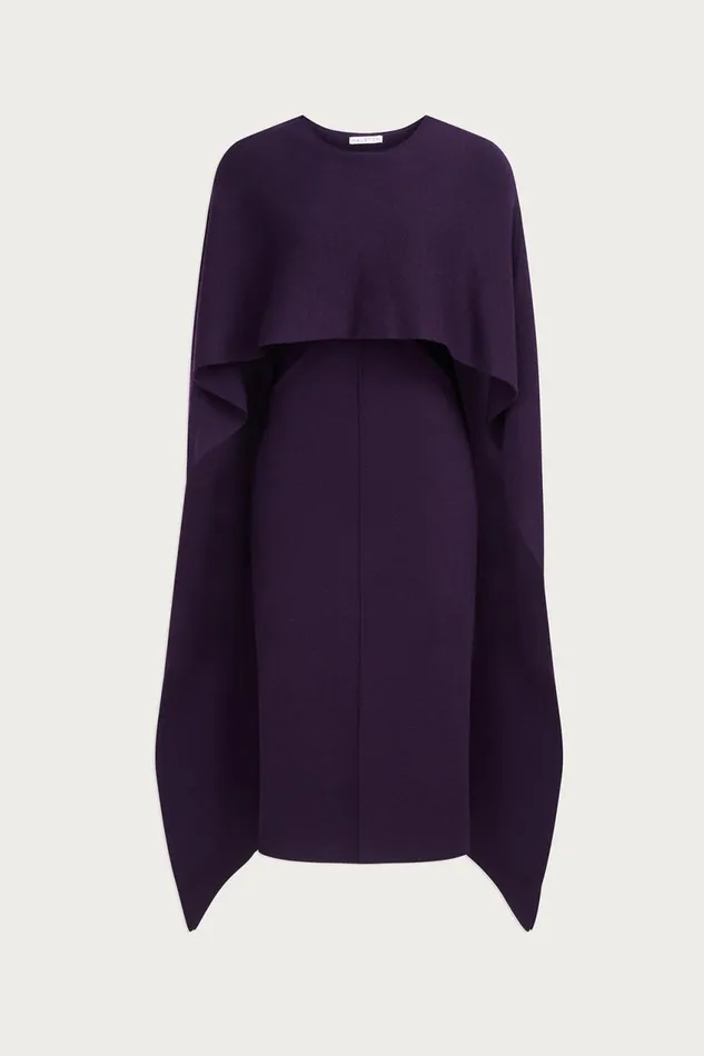 Knitwear Women Halston Amal Sweater Dress In Wool Aubergine Knitwear Women Halston Amal Sweater Dress In Wool Aubergine
