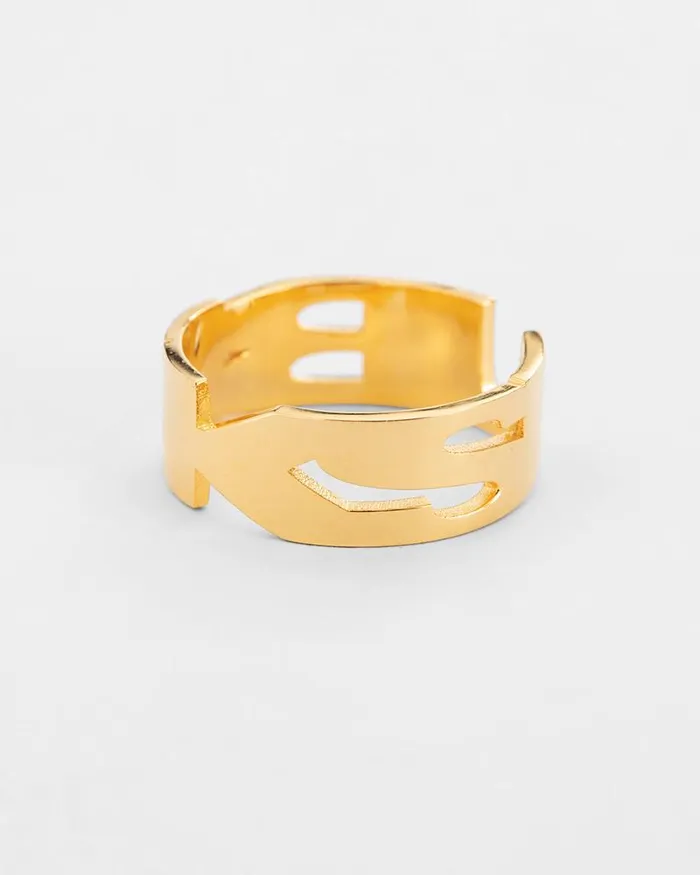 Ksubi 18k Dripps Sott Single Band WomensMens Jewelry