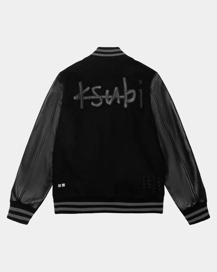 Ksubi 1999 King Letterman Jacket Black Mens Jackets
