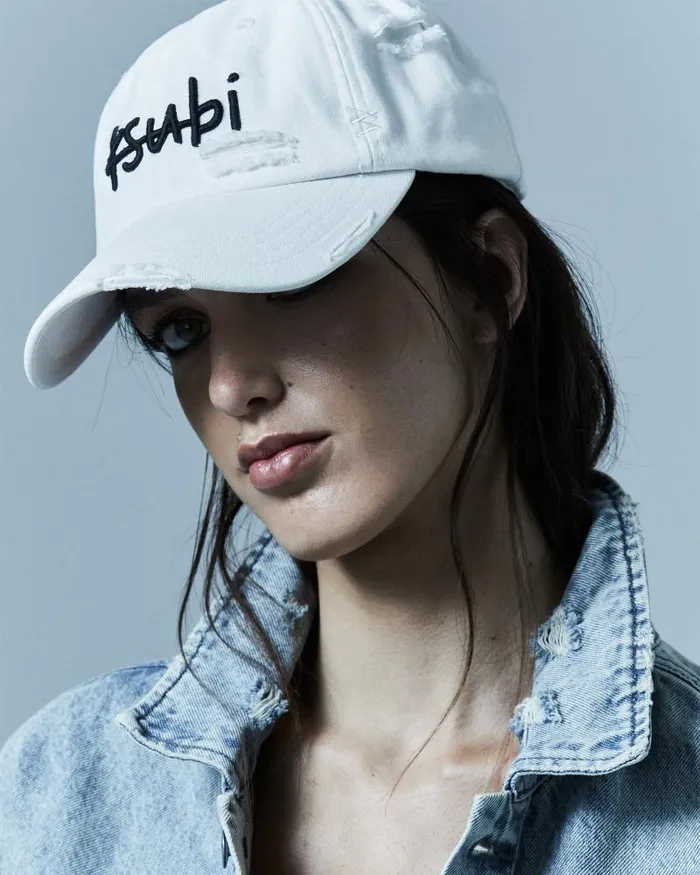 Ksubi 1999 Lofi Cap Ecru Trashed WomensMens Headwear