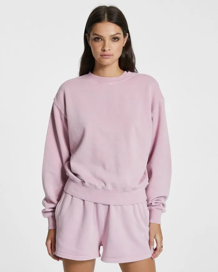 Ksubi 3 X 4 Klassic Crew Blush Womens Sweats