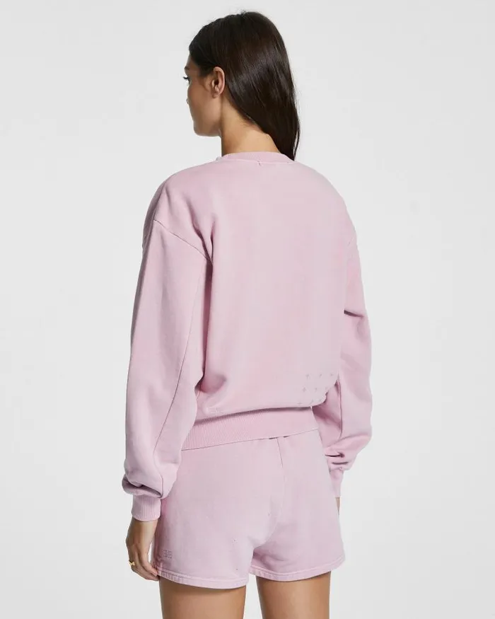 Ksubi 3 X 4 Klassic Crew Blush Womens Sweats