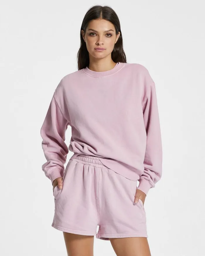 Ksubi 3 X 4 Klassic Crew Blush Womens Sweats