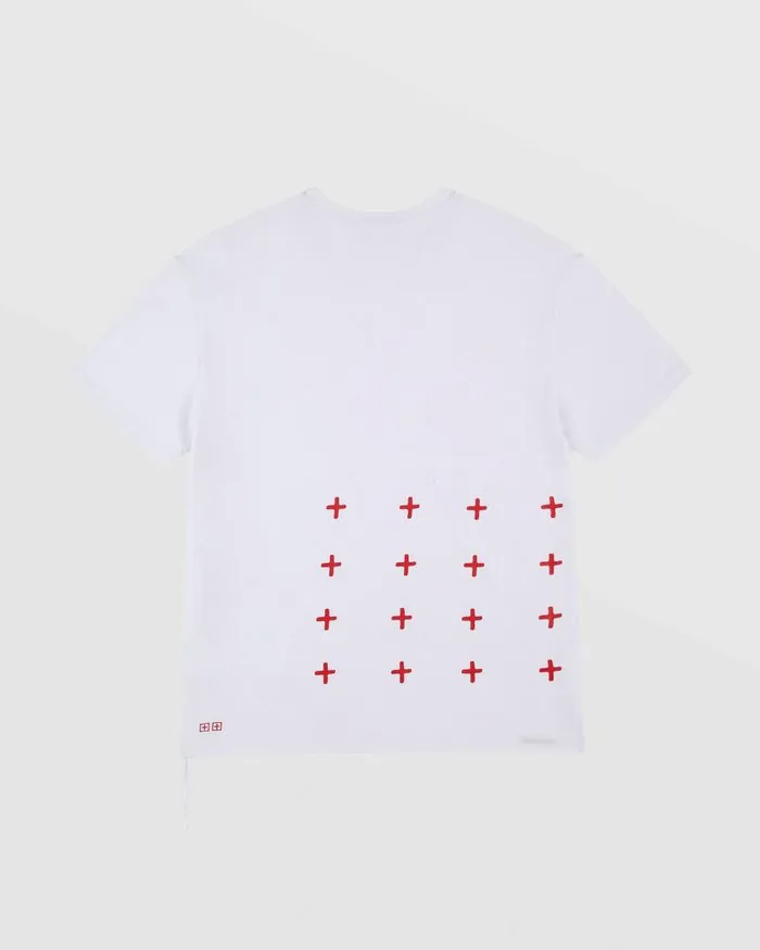 Ksubi 42154 Biggie Ss Tee Whitered Mens TShirts