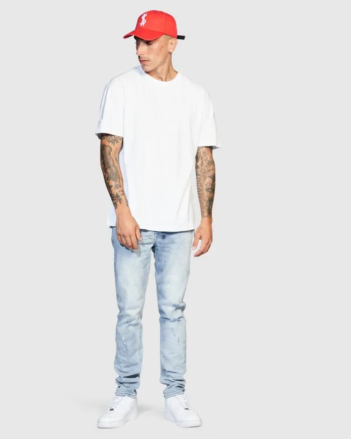 Ksubi 42154 Biggie Ss Tee Whitered Mens TShirts