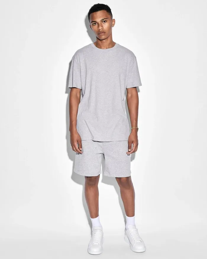 Ksubi 4 X 4 Biggie Ss Tee Grey Marle Mens TShirts