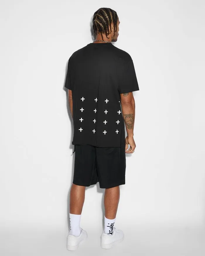 Ksubi All Day Biggie Ss Tee Jet Black Mens TShirts