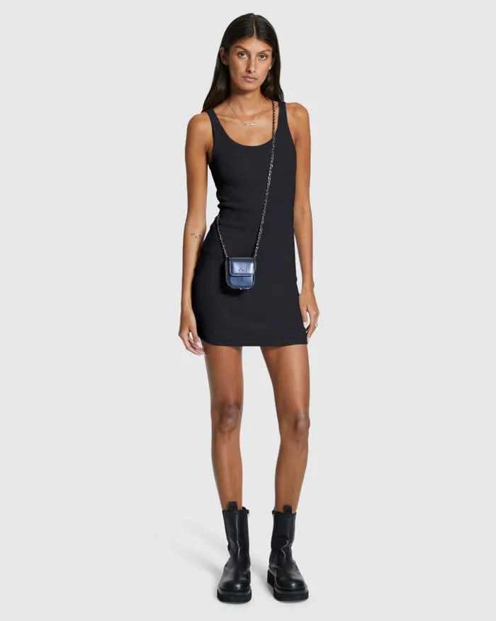 Ksubi Arise Tank Dress Black Womens Dresses