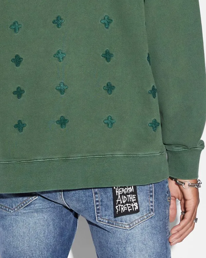Ksubi Blocked Biggie Hoodie Emerald Mens Hoodies and Sweatshirts