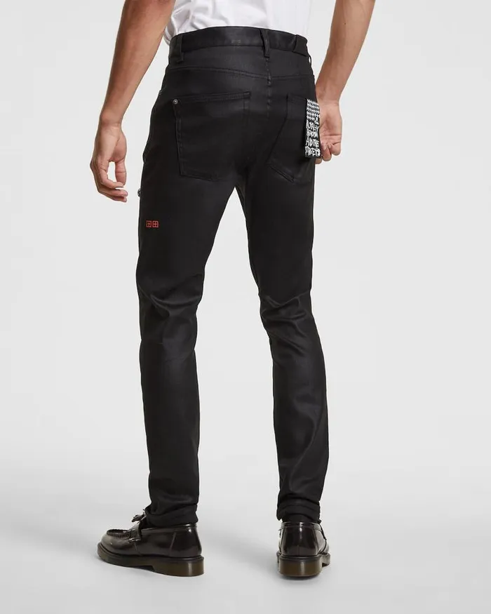 Ksubi Chitch Black Wax Mens Skinny
