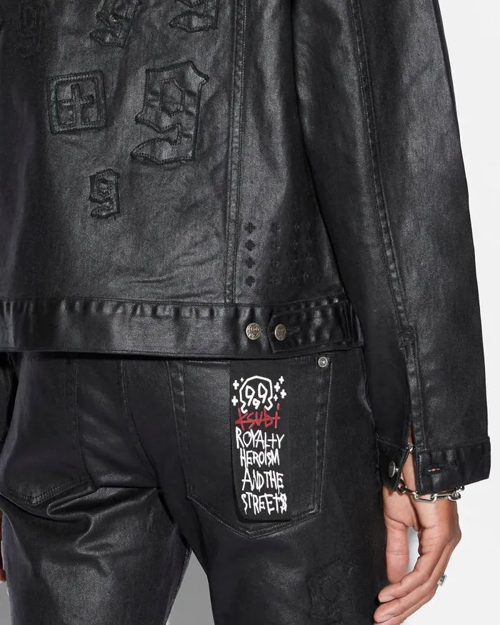 Ksubi Classic Jacket 999 Black Wax Mens Jackets