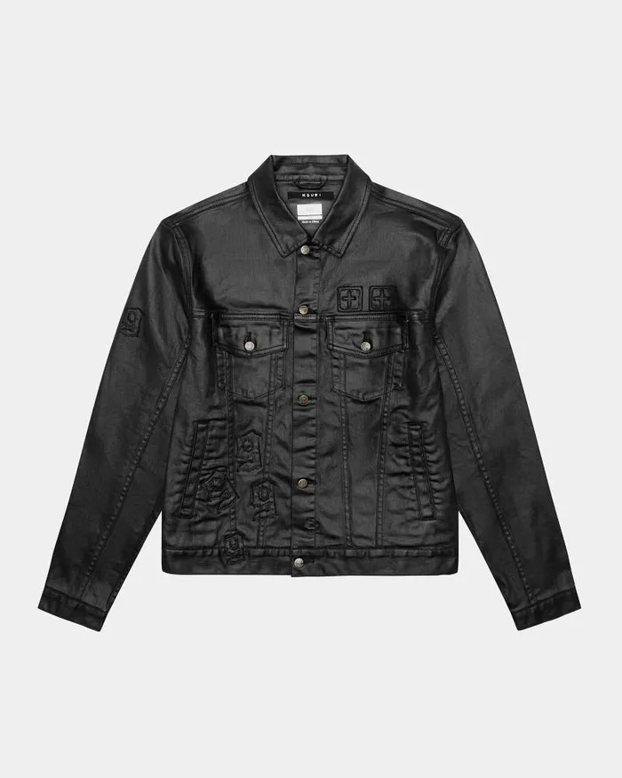 Ksubi Classic Jacket 999 Black Wax Mens Jackets