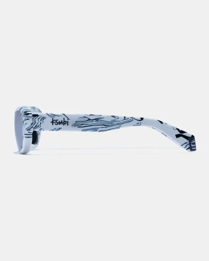 Ksubi Cypher Sunglasses White Marble WomensMens Eyewear