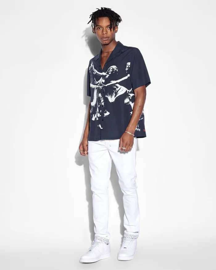 Ksubi Dancers Resort Ss Shirt Black Mens Shirts
