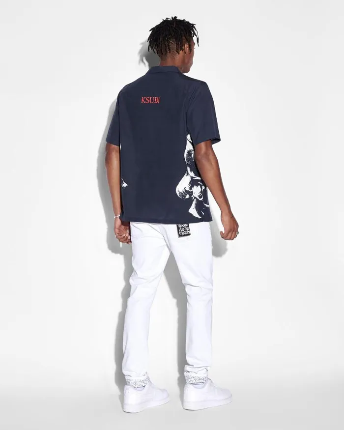 Ksubi Dancers Resort Ss Shirt Black Mens Shirts