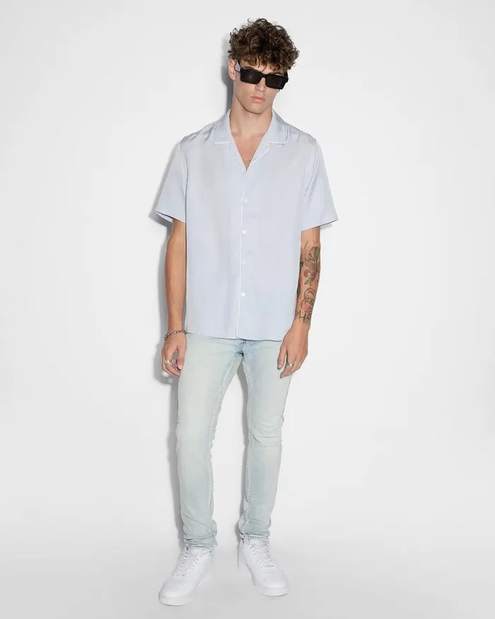 Ksubi Downtown Resort Ss Shirt Shallows Mens Shirts