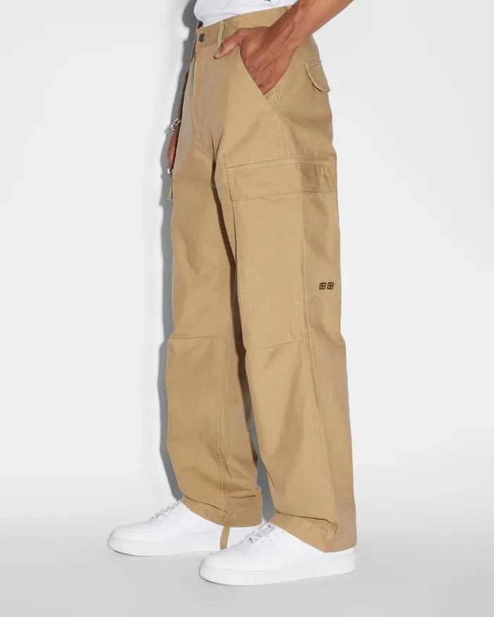 Ksubi Fugitive Cargo Pant Dark Tan Mens Pants