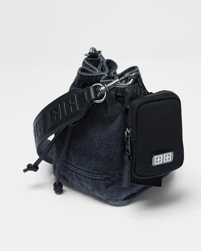 Ksubi Klinger Nylon Coin Purse Black WomensMens Bags