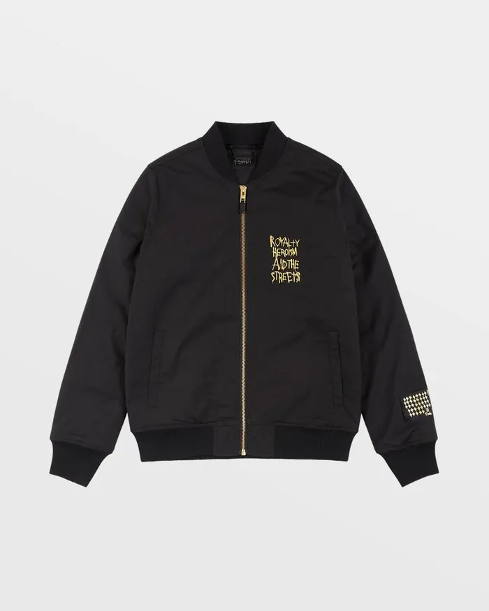 Ksubi Ksubi 23 Bomber Jacket Jet Black Mens Jackets