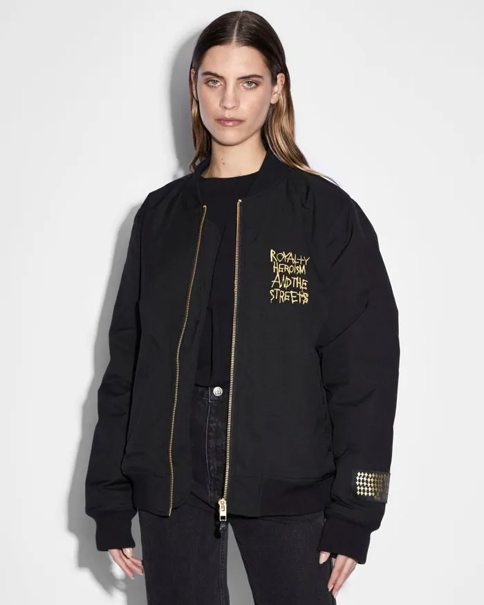 Ksubi Ksubi 23 Bomber Jacket Jet Black Mens Jackets
