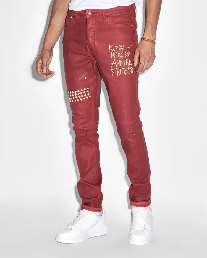 Ksubi Ksubi 23 Chitch Red Wax Mens Skinny