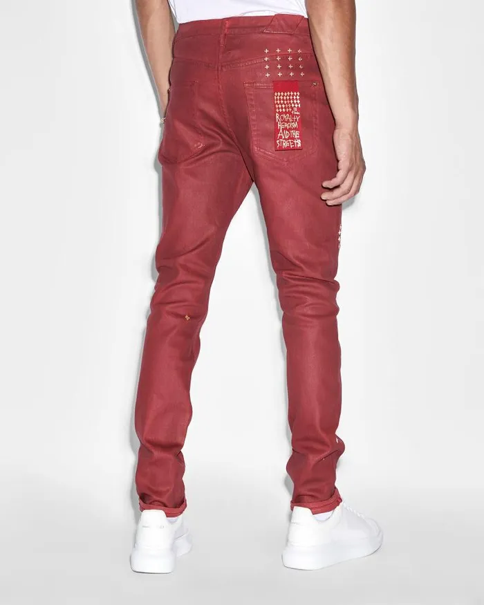 Ksubi Ksubi 23 Chitch Red Wax Mens Skinny