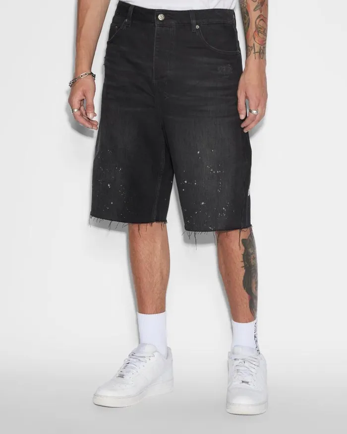 Ksubi MAXX Short Artist Black Mens Wide