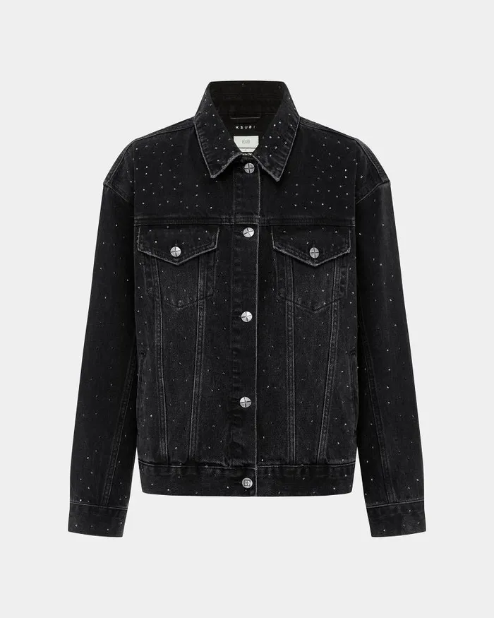 Ksubi Oversized Jacket Krystal Noir Womens Jackets