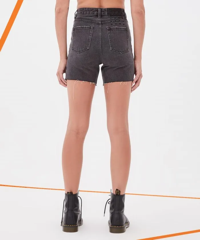 Ksubi Racer Short Cement Womens Denim Shorts