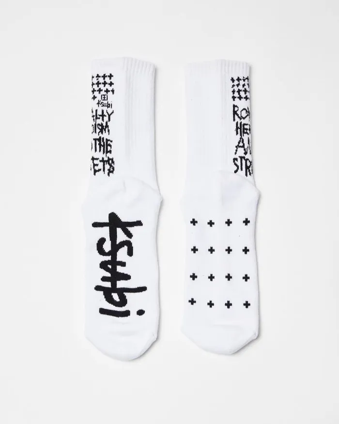Ksubi Royalty Ksocks Whiteblack WomensMens Socks