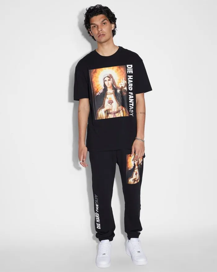 Ksubi Saint Lofi Trak Jet Black Mens Pants