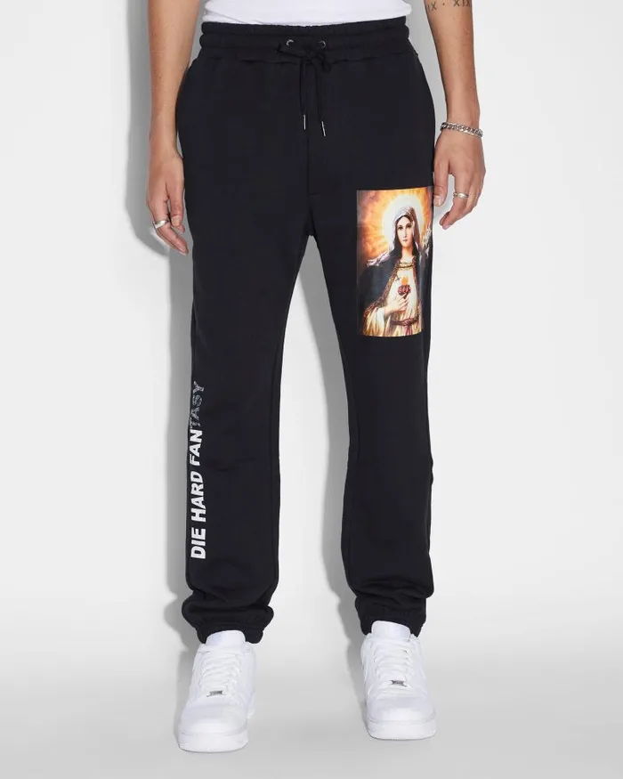 Ksubi Saint Lofi Trak Jet Black Mens Pants