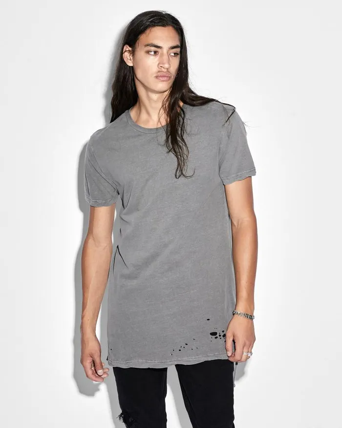 Ksubi Sioux Ss Tee Vintage Grey Mens TShirts