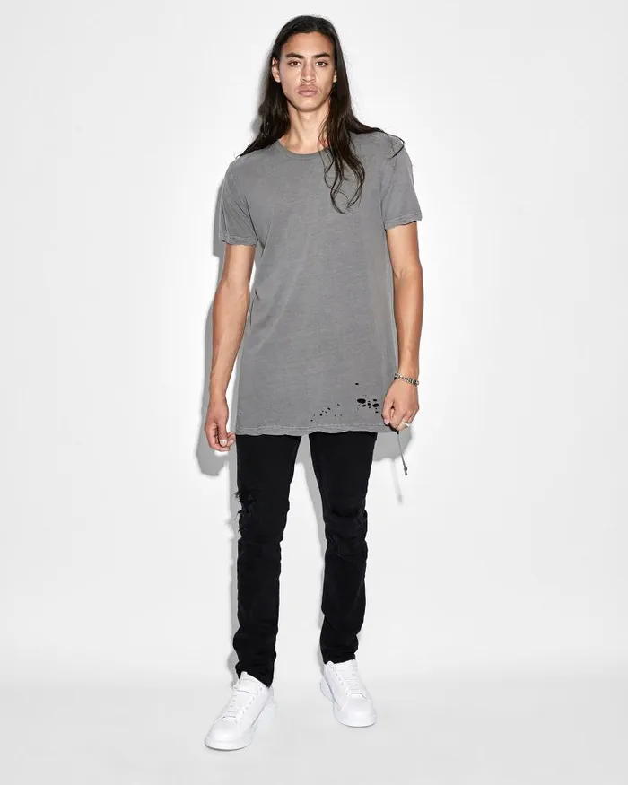 Ksubi Sioux Ss Tee Vintage Grey Mens TShirts