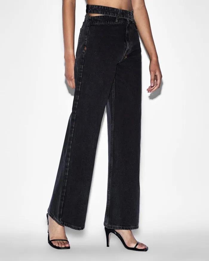 Ksubi Strider Dettached Jean Raven Womens Baggy