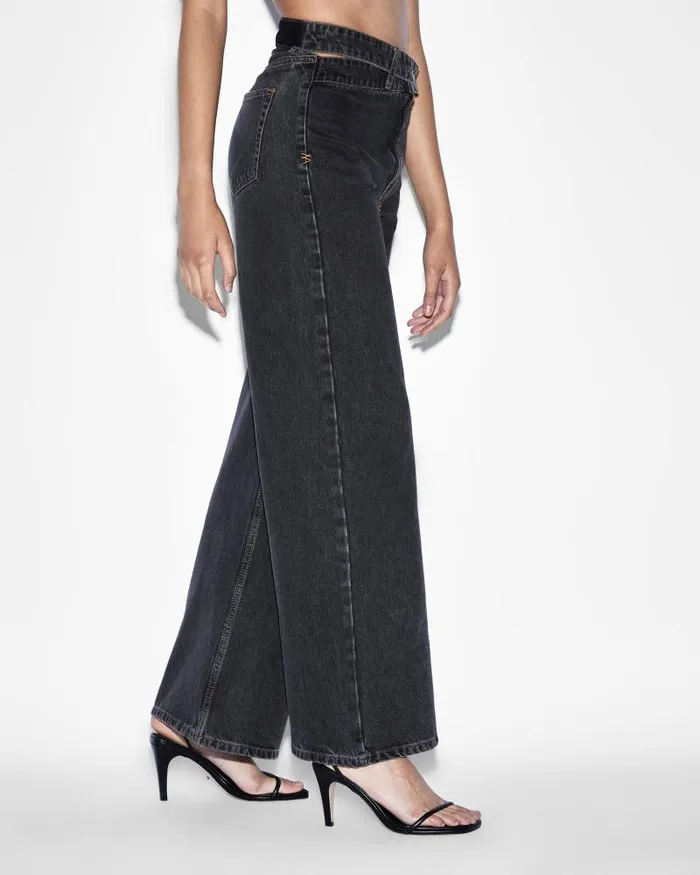 Ksubi Strider Dettached Jean Raven Womens Baggy