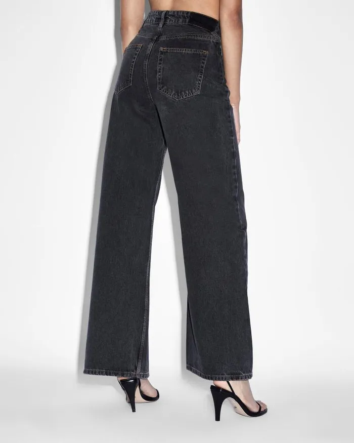 Ksubi Strider Dettached Jean Raven Womens Baggy