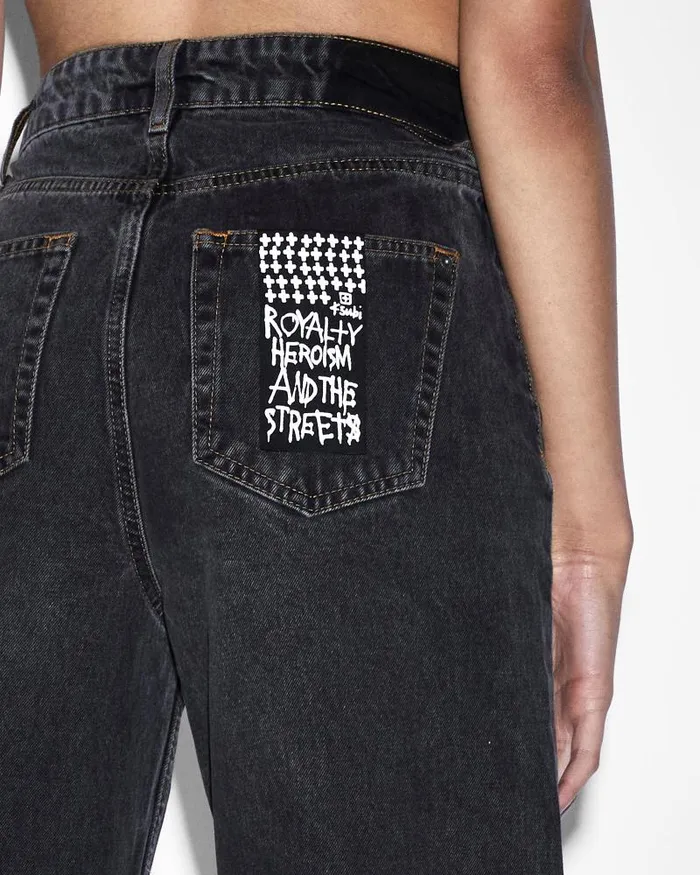 Ksubi Strider Dettached Jean Raven Womens Baggy