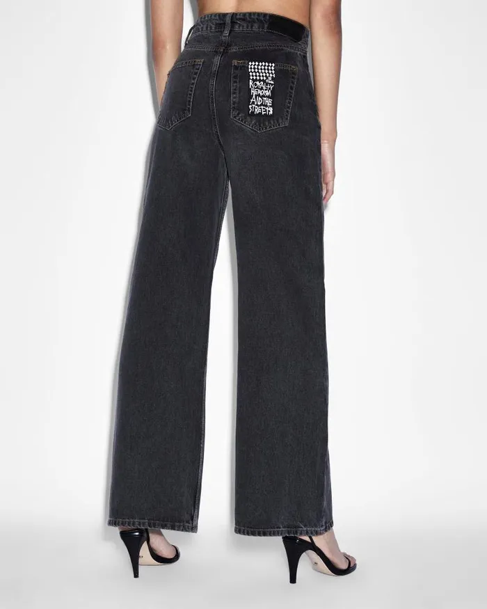 Ksubi Strider Dettached Jean Raven Womens Baggy