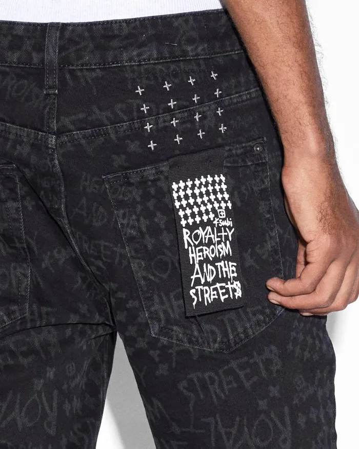 Ksubi Van Winkle Heroism Black Mens Skinny