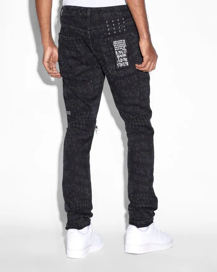 Ksubi Van Winkle Heroism Black Mens Skinny