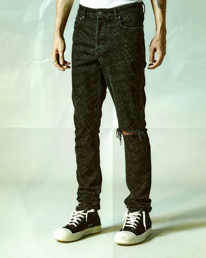 Ksubi Van Winkle Heroism Black Mens Skinny
