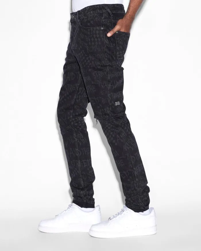 Ksubi Van Winkle Heroism Black Mens Skinny