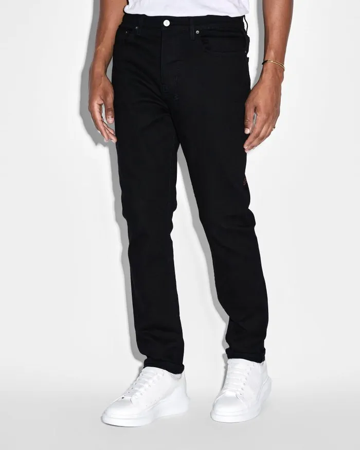 Ksubi Wolfgang Laid Black Mens Tapered
