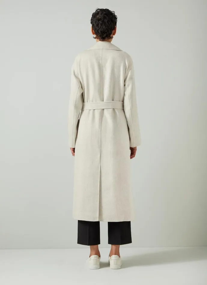 LKBennett Coats and Jackets Women Anderson Cream DoubleFaced Wool Coat LKBennett Coats and Jackets Women Anderson Cream DoubleFaced Wool Coat