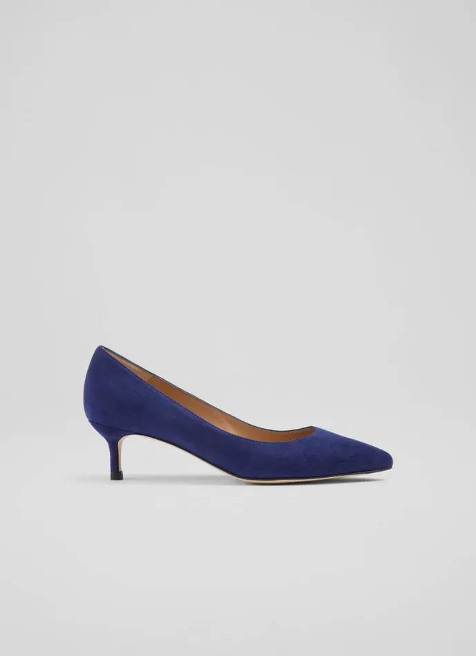LKBennett Court Shoes Women Audrey Ink Suede Closed Courts