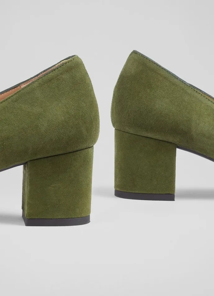 LKBennett Court Shoes Women Clara Khaki Flexi Courts