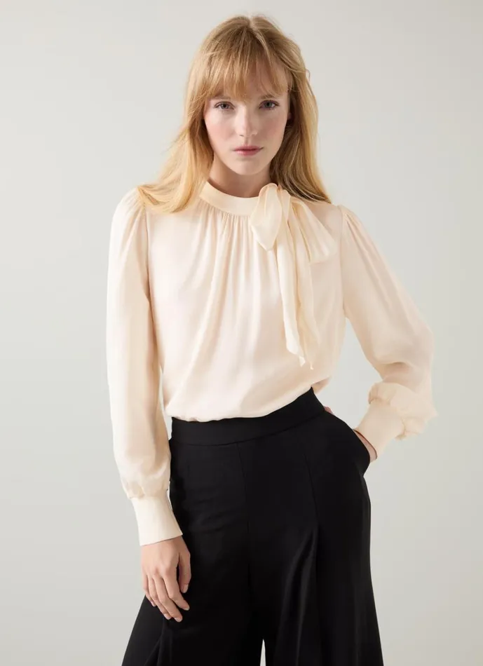 LKBennett Tops Women Marcy Cream Blouse