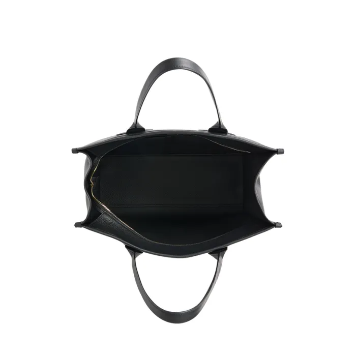 L Zip Tote Black Women Lancel Tote Bags