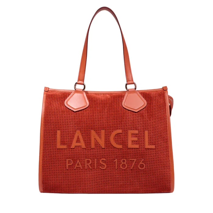 L Zip Tote Vermilion Women Lancel Tote Bags